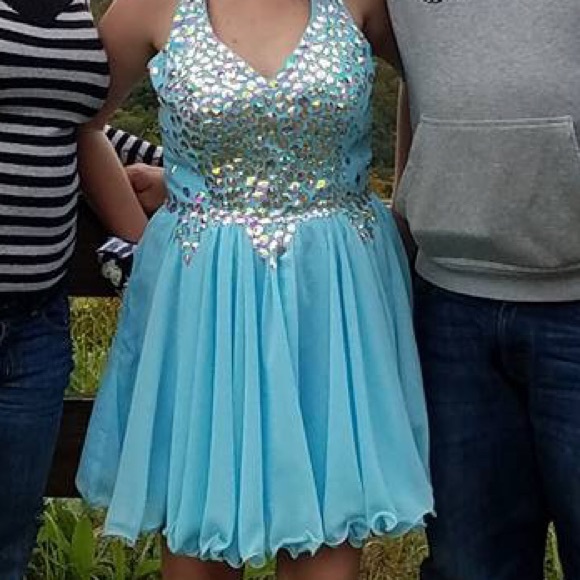Light blue homecoming dress - Picture 2 of 2